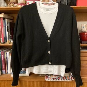 Reformation cashmere cardigan